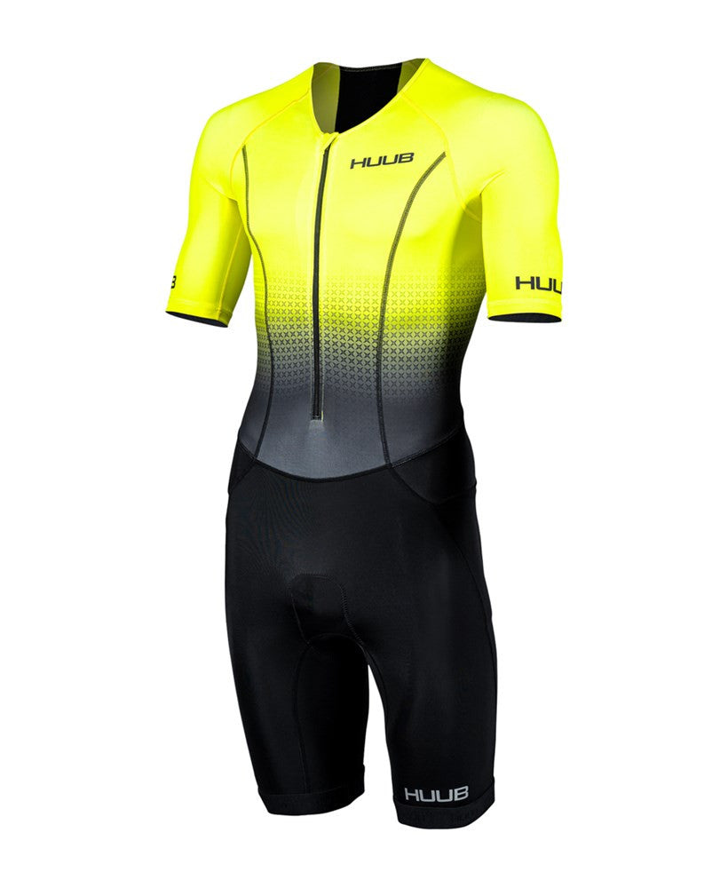 HUUB - Mens - Commit Long Course Tri Suit - Fluo Yellow