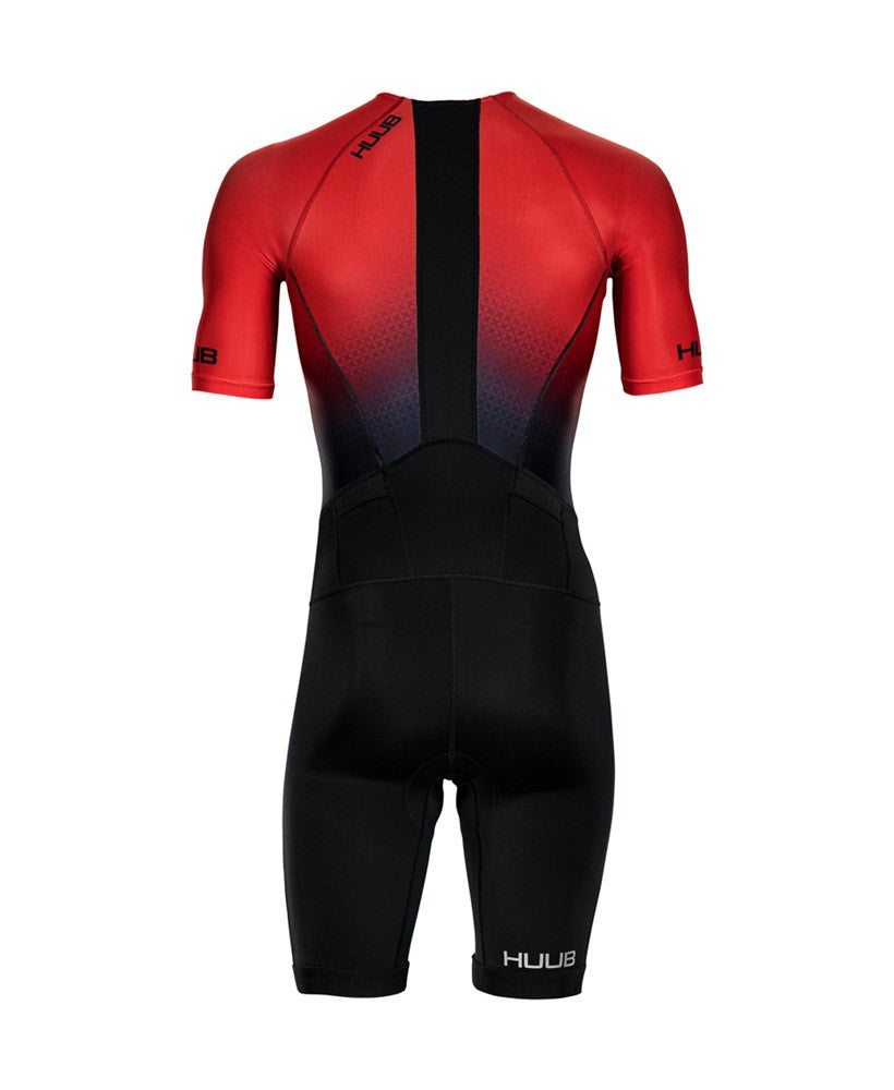 HUUB - Mens - Commit Long Course Tri Suit - Red/Black