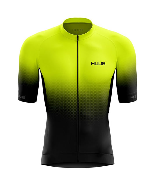 HUUB - Mens - Core 3 Cycling Short Sleeve Jersey - Black/Fluo Yellow