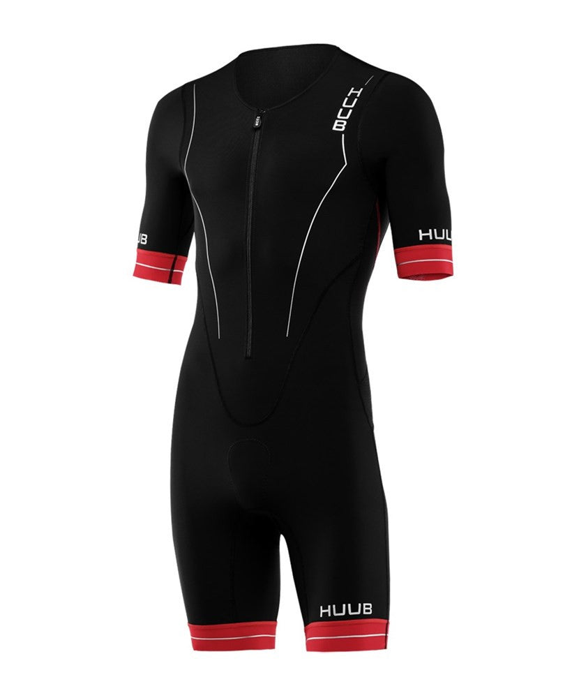 HUUB - Mens - RaceLine Long Course Tri Suit - Red/Black