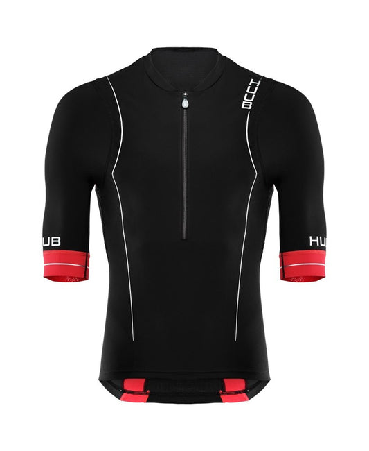 HUUB - Mens - RaceLine Long Course Tri Top - Red/Black