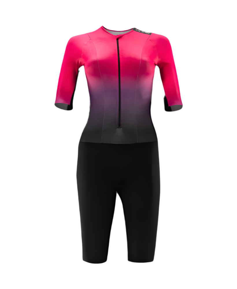 HUUB - Womens - The Collective Tri Suit - Black/Rose Fade