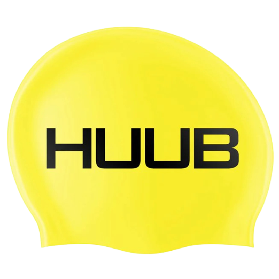 HUUB - Silicone Long Hair Swim Cap - Yellow