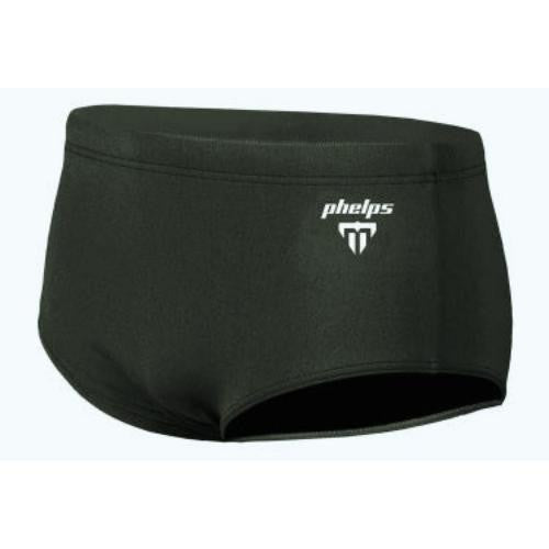 MP Michael Phelps - Mens - 14cm Team Competition Solid Brief - Black