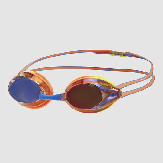 Speedo - Junior Opal Mirror Goggle - Fluo Orange/Lazer Lemon/Bondi Blue