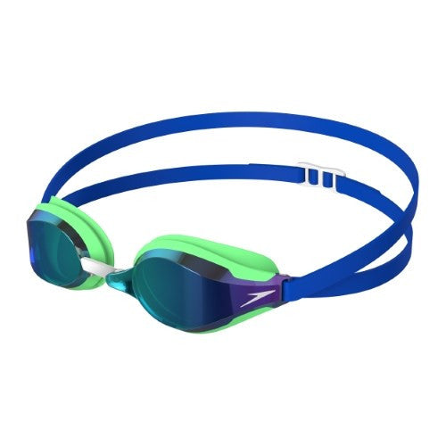 Speedo - Fastskin Speedsocket 2 Mirror Goggle - Cobalt Pop/Green Glow/Flash Blue