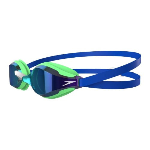 Speedo - Fastskin Speedsocket 2 Mirror Goggle - Cobalt Pop/Green Glow/Flash Blue