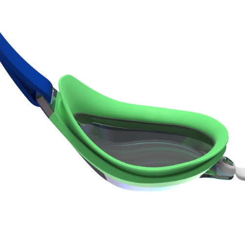 Speedo - Fastskin Speedsocket 2 Mirror Goggle - Cobalt Pop/Green Glow/Flash Blue