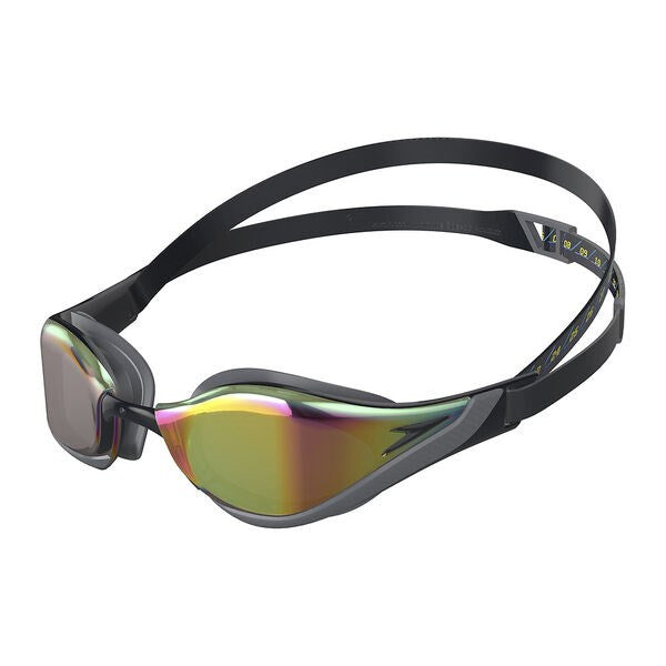 Speedo - Fastskin Pure Focus Mirror Goggle - Black/Cool Grey/Ruby