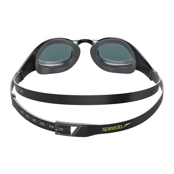 Speedo - Fastskin Pure Focus Mirror Goggle - Black/Cool Grey/Ruby