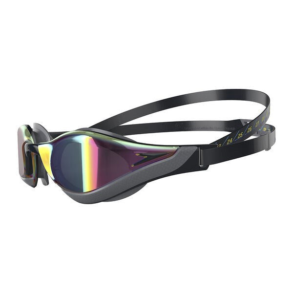 Speedo - Fastskin Pure Focus Mirror Goggle - Black/Cool Grey/Ruby