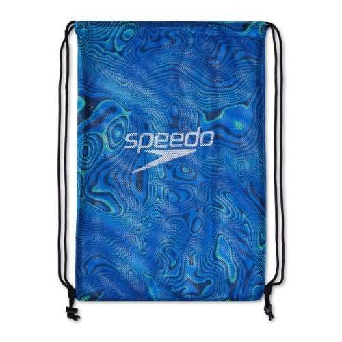 Speedo - Mesh Equipment Bag - Blue Marble/White