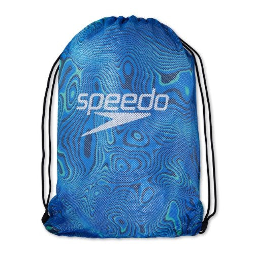 Speedo - Mesh Equipment Bag - Blue Marble/White