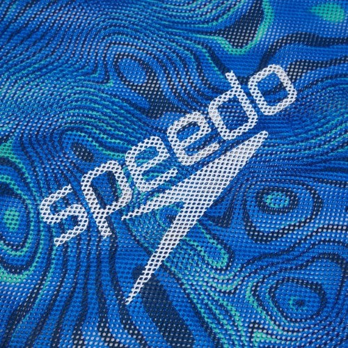 Speedo - Mesh Equipment Bag - Blue Marble/White