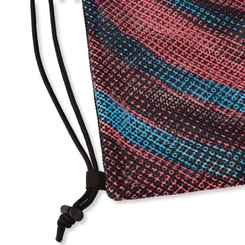 Speedo - Printed Mesh Bag - Black/Picton Blue/Siren Red