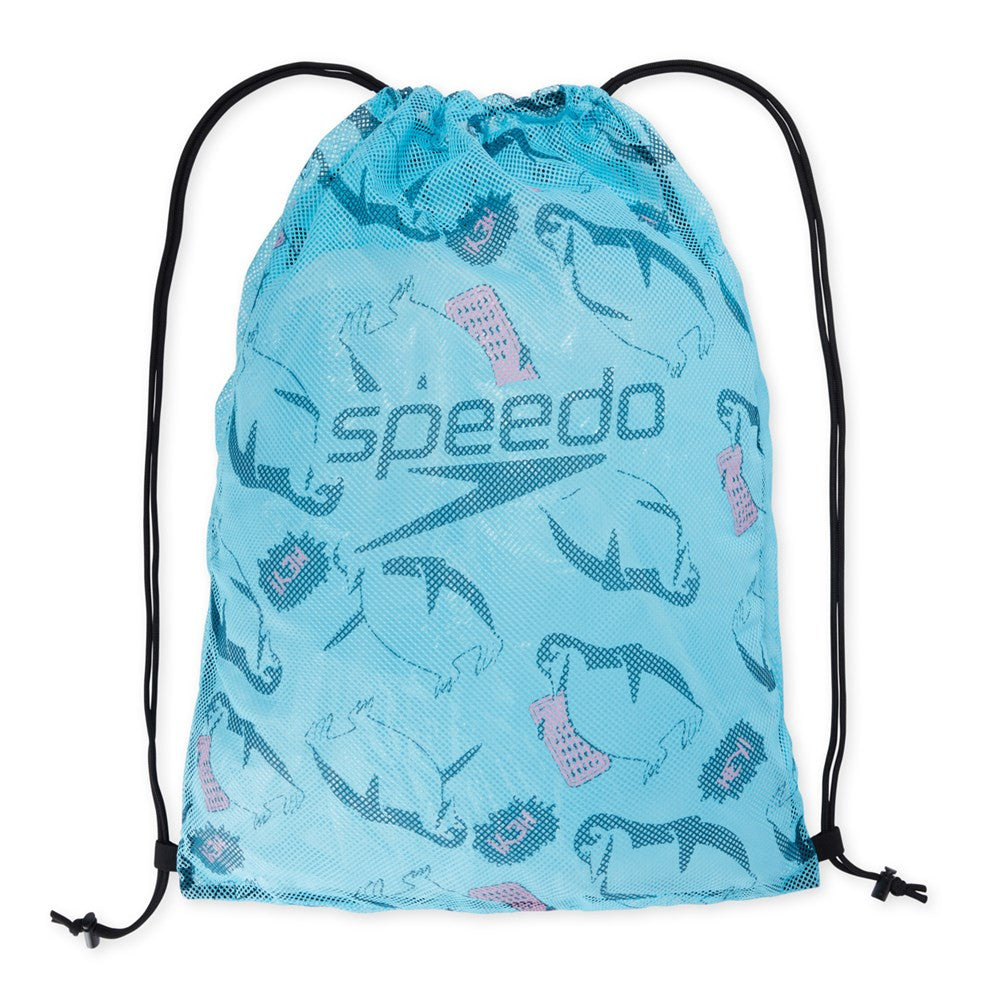 Speedo - Printed Mesh Bag - Light Adriatic/Nordic Teal/Flamingo Pink