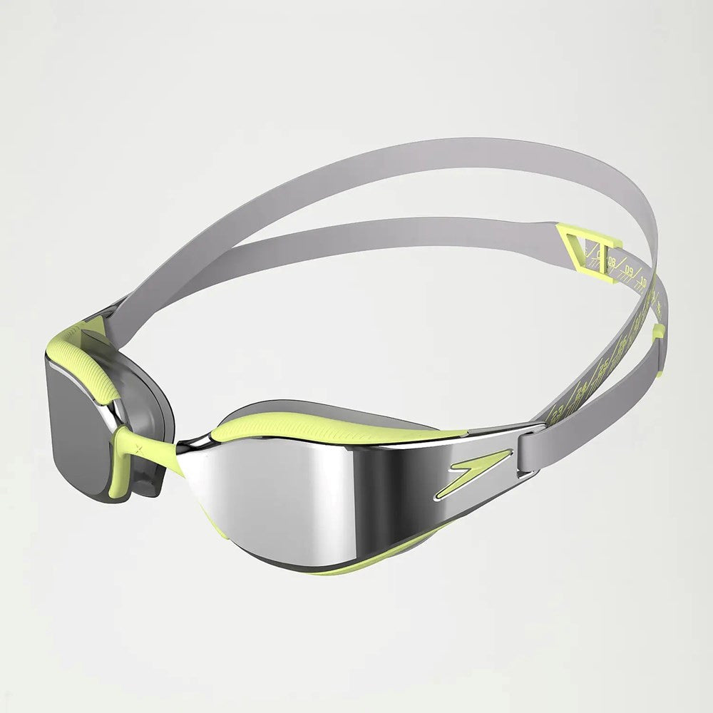 Speedo - Fastskin Hyper Elite Mirror Goggle - Shark Grey/Spritz/Chrome