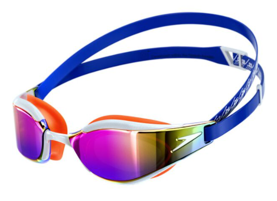 Speedo - Fastskin Hyper Elite Mirror Goggle - Blue Flame/Dragon Fire/Rose Gold