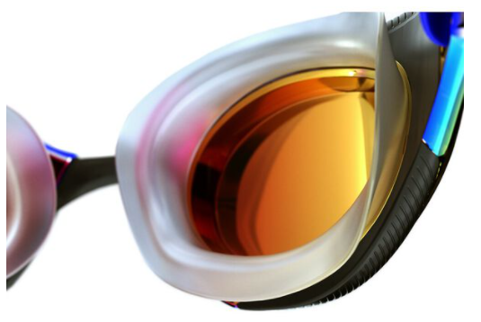 Speedo - Fastskin Hyper Elite Mirror Goggle - Black/Oxid Grey/Fire Gold