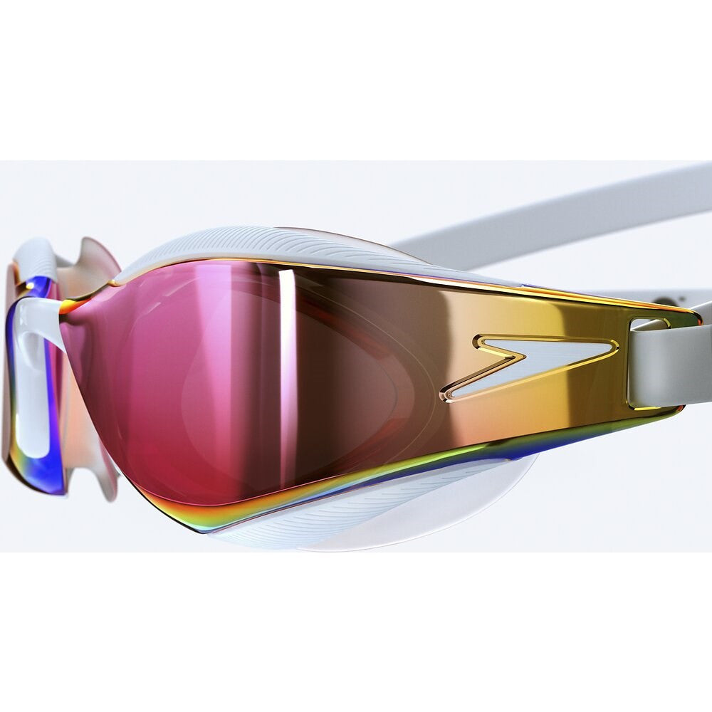 Speedo - Fastskin Hyper Elite Mirror Goggle - White/Gold