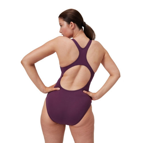 Speedo - Womens - Endurance+ MAX Digital Printed Medalist One Piece - Plum Dandy/Siren Red/Nectarine/Picton