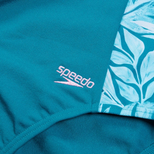 Speedo - Womens - Endurance+ Panel Hydrasuit One Piece - Peacock/Marine Blue