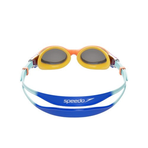 Speedo - Biofuse 2.0 Junior Mirror Goggle - Cobalt Pop/Marine Blue/Volcanic Orange/Chrome