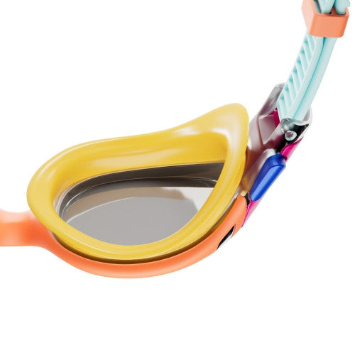 Speedo - Biofuse 2.0 Junior Mirror Goggle - Cobalt Pop/Marine Blue/Volcanic Orange/Chrome