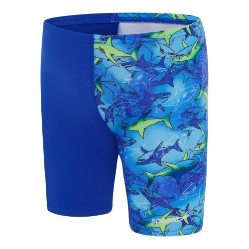 Speedo - Toddler Boys - Under The Sea Jammer - True Cobalt/Picton Blue/Fluo Green