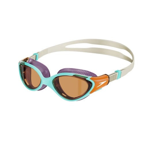 Speedo - Biofuse 2.0 Womens Goggle - Marine Blue/Pumpkin Spice/Pale Tan