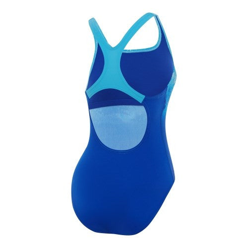 Speedo - Womens - Endurance+ Placement Medalist One Piece - True Cobalt/Picton Blue