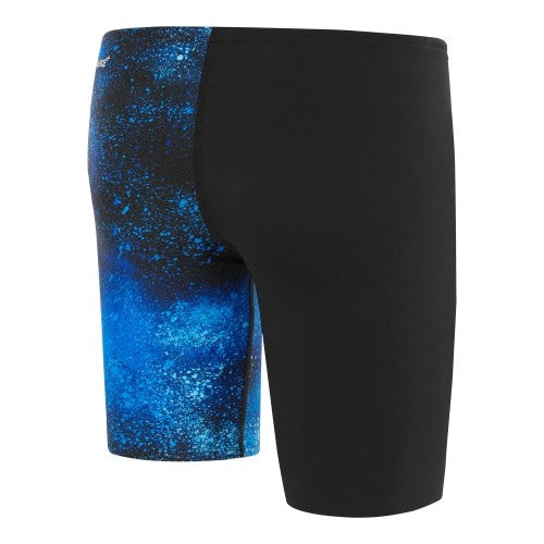 Speedo - Boys - Endurance+ Incite V-Cut Jammer - Black/Cobalt Blue/Marine Blue