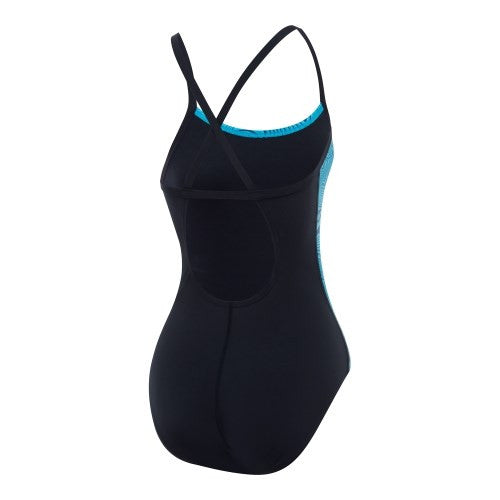 Speedo - Womens - Endurance+ Placement X-Back One Piece - True Navy/Picton Blue