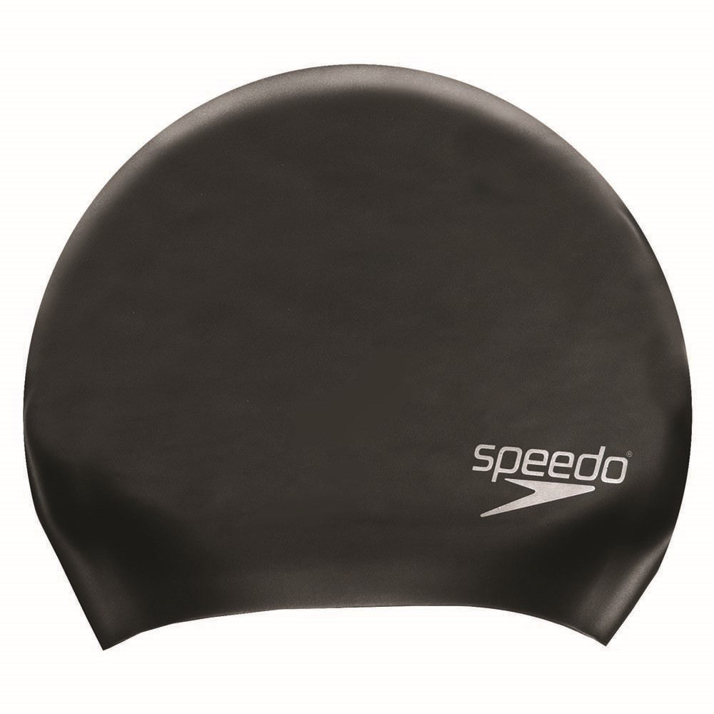 Speedo - Silicone Long Hair Cap - Black