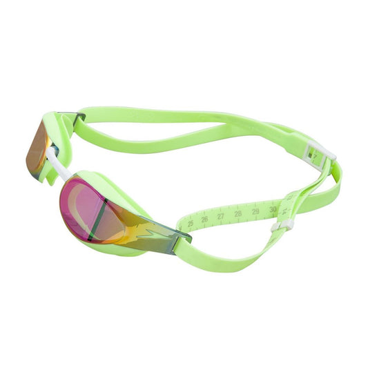 Speedo - Fastskin Elite Mirror Junior Goggle - Green/Red