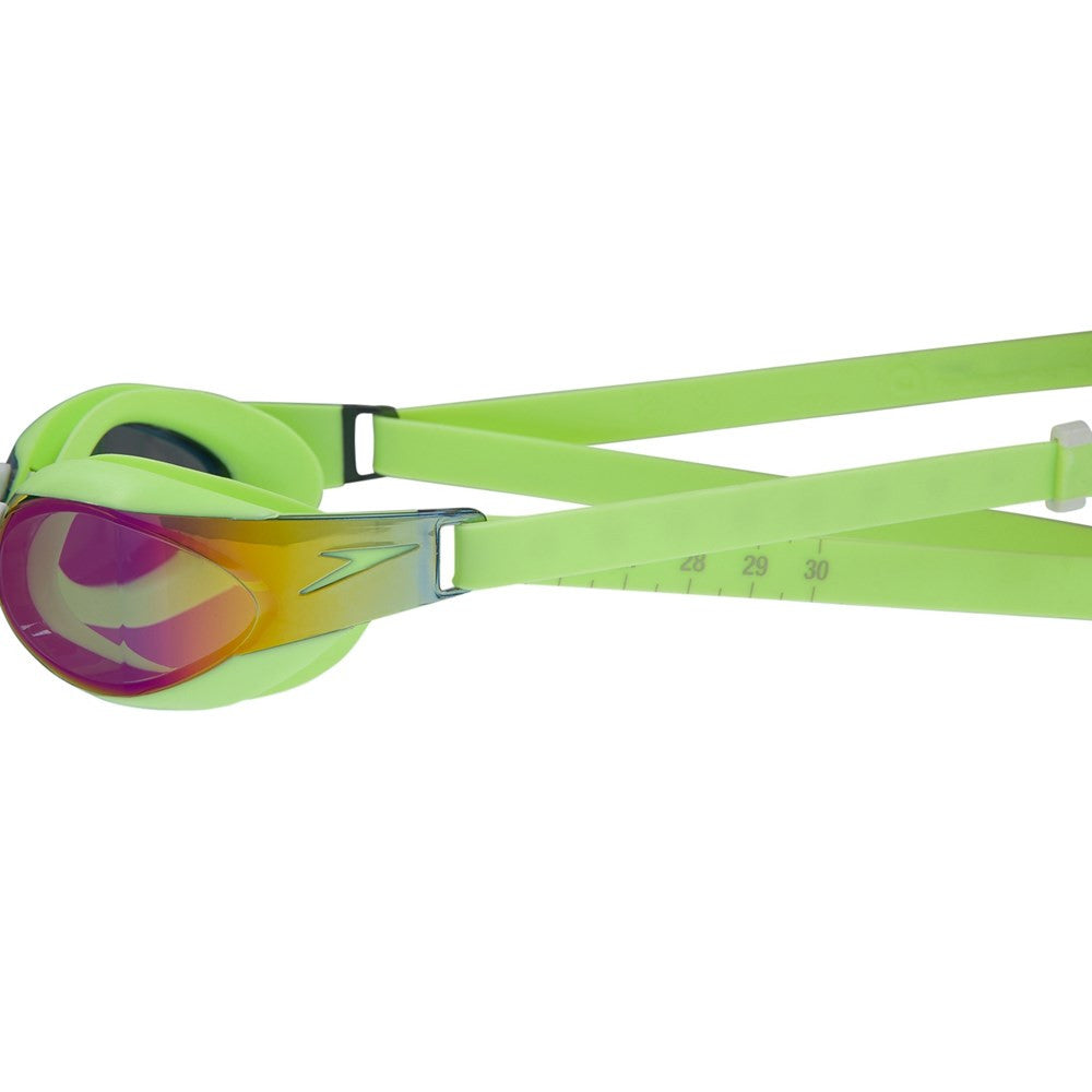 Speedo - Fastskin Elite Mirror Junior Goggle - Green/Red