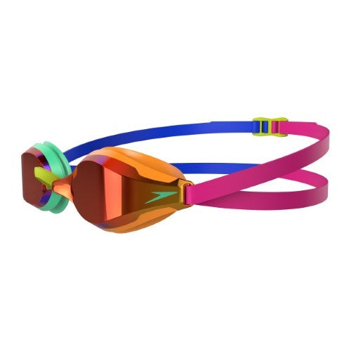 Speedo - Fastskin Speedsocket 2 Mirror Goggle - Green/Orange/Cobalt