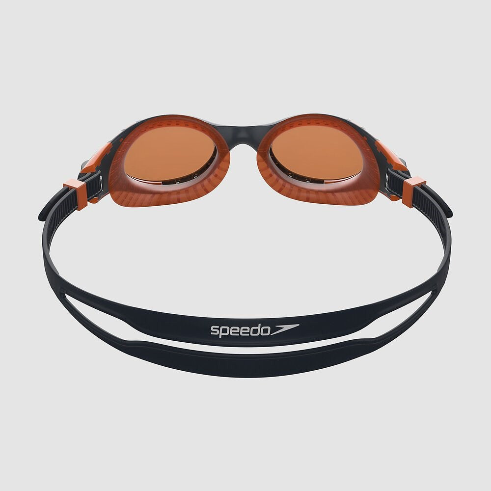 Speedo - Futura Biofuse Flexiseal Goggle - True Navy/Oxid Grey/Dragon Fire Orange