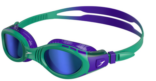 Speedo - Futura Biofuse Flexiseal Mirror Goggle - Junior - Purple/Green