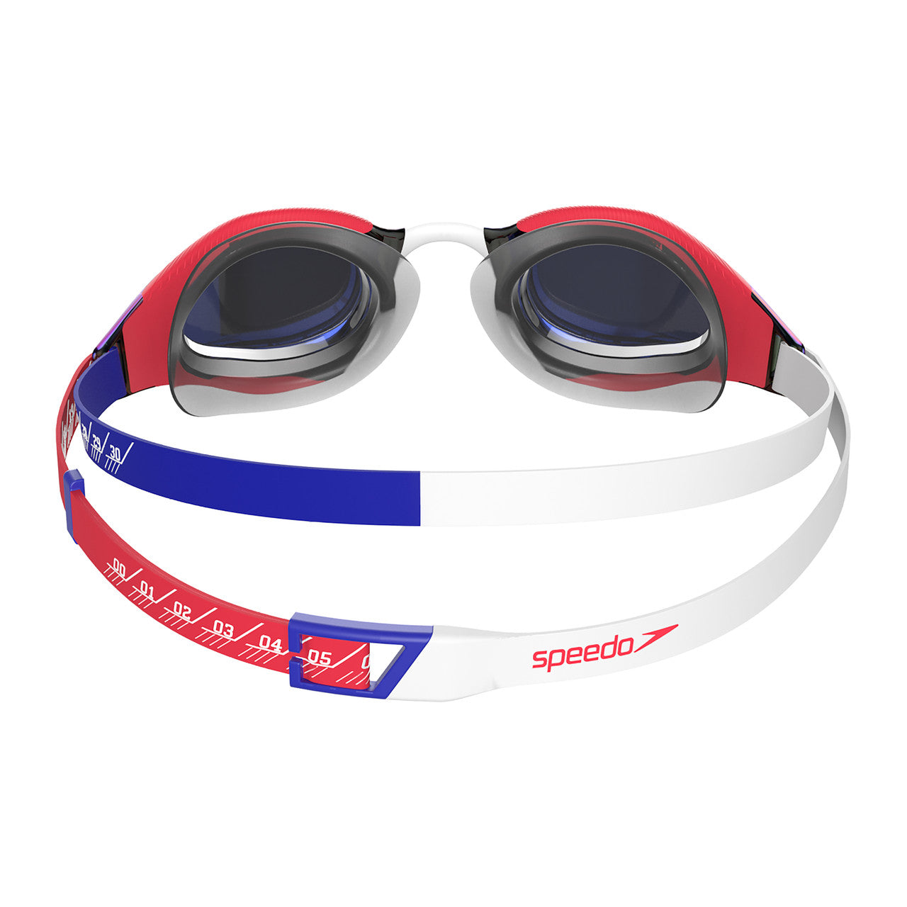 Speedo - Fastskin Hyper Elite Mirror Goggle - White/True Cobalt/Watermelon