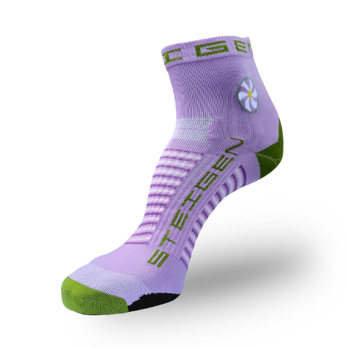 Steigen - 1/4 Length Running Socks - Lavender