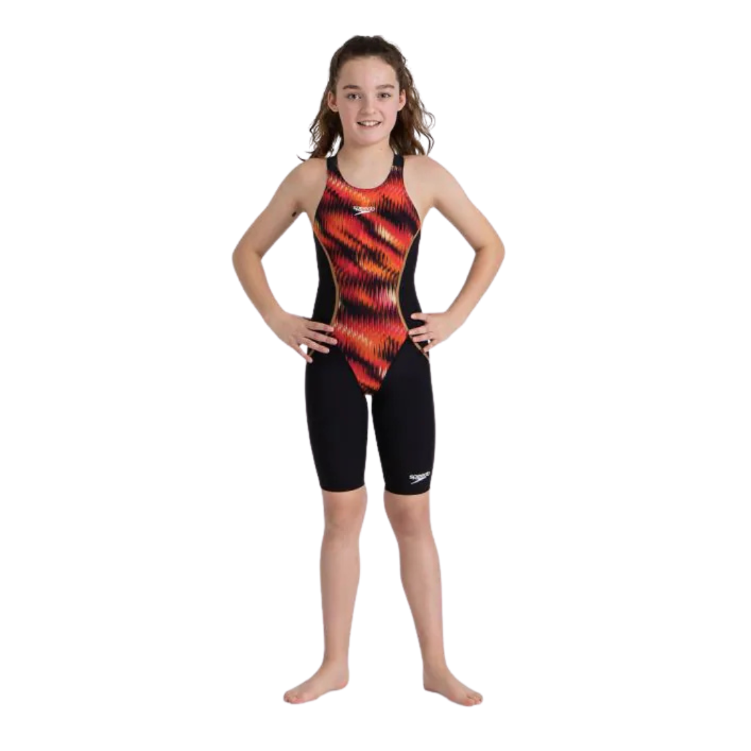 Speedo -Girls - Fastskin Junior LZR Racer X OPenback Kneeskin