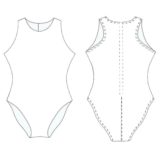 Teamline - Womens Water Polo Suit Template