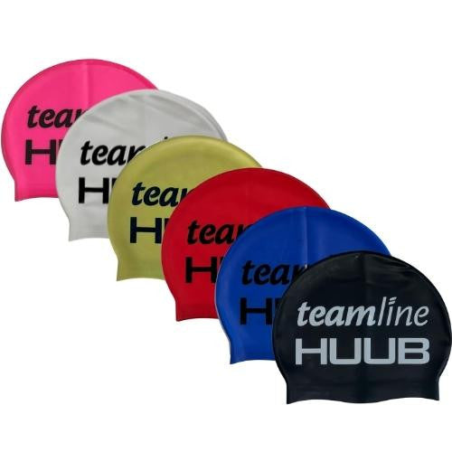 Teamline - HUUB LOGO Silicone Swim Cap - Assorted Colours