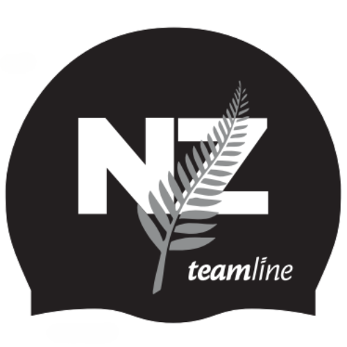 Teamline - New Zealand Fern Silicone Swim Cap