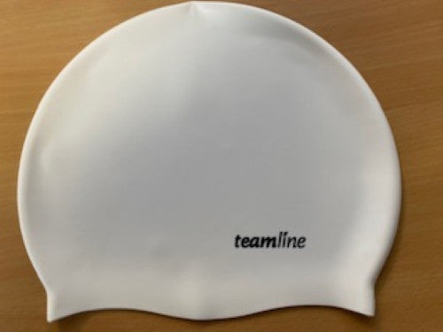 Teamline - Silicone Swim Cap - White