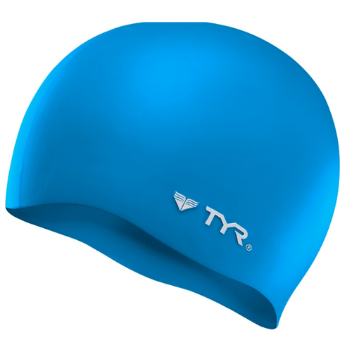 TYR - Silicone Swim Cap Wrinkle Free - Blue - FINA Approved