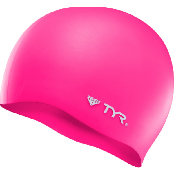 TYR - Silicone Swim Cap Wrinkle Free - Pink