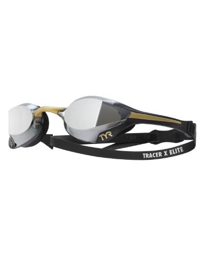 TYR - Tracer-X Elite Racing Mirrored Goggle - Black/Gold/Gold