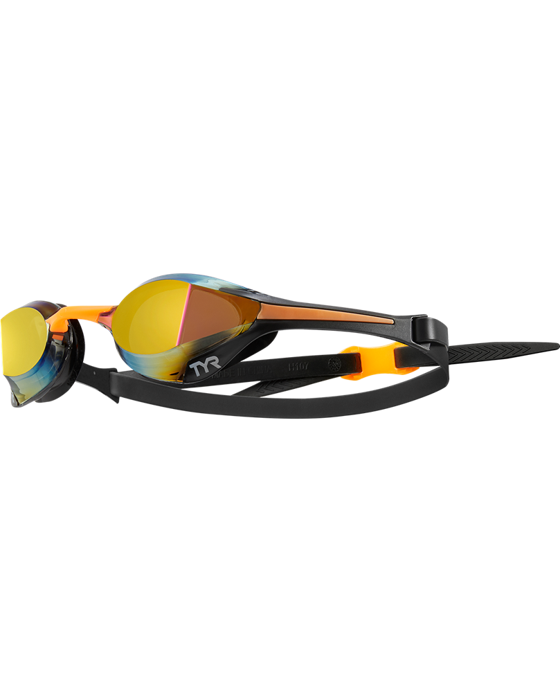 TYR - Tracer-X Elite Racing Mirrored Goggle - Gold/Orange